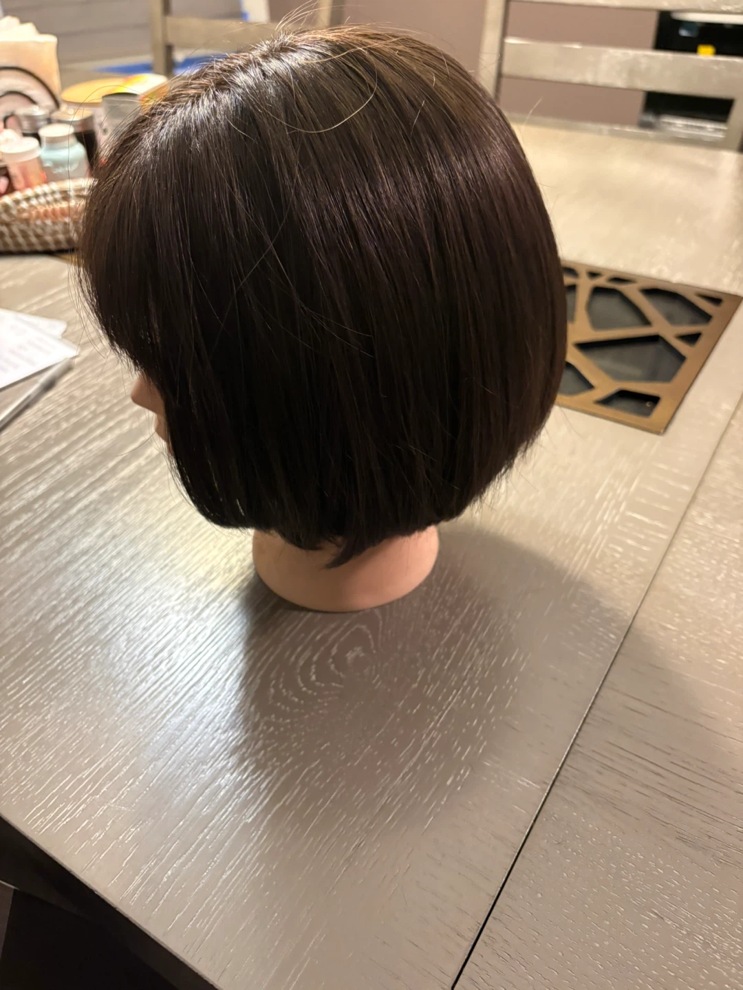 Premium Synthetic Bob medium brown - photo 3