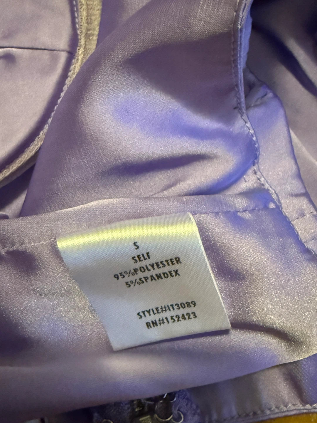 Lavender Satin Corset Top - photo 3