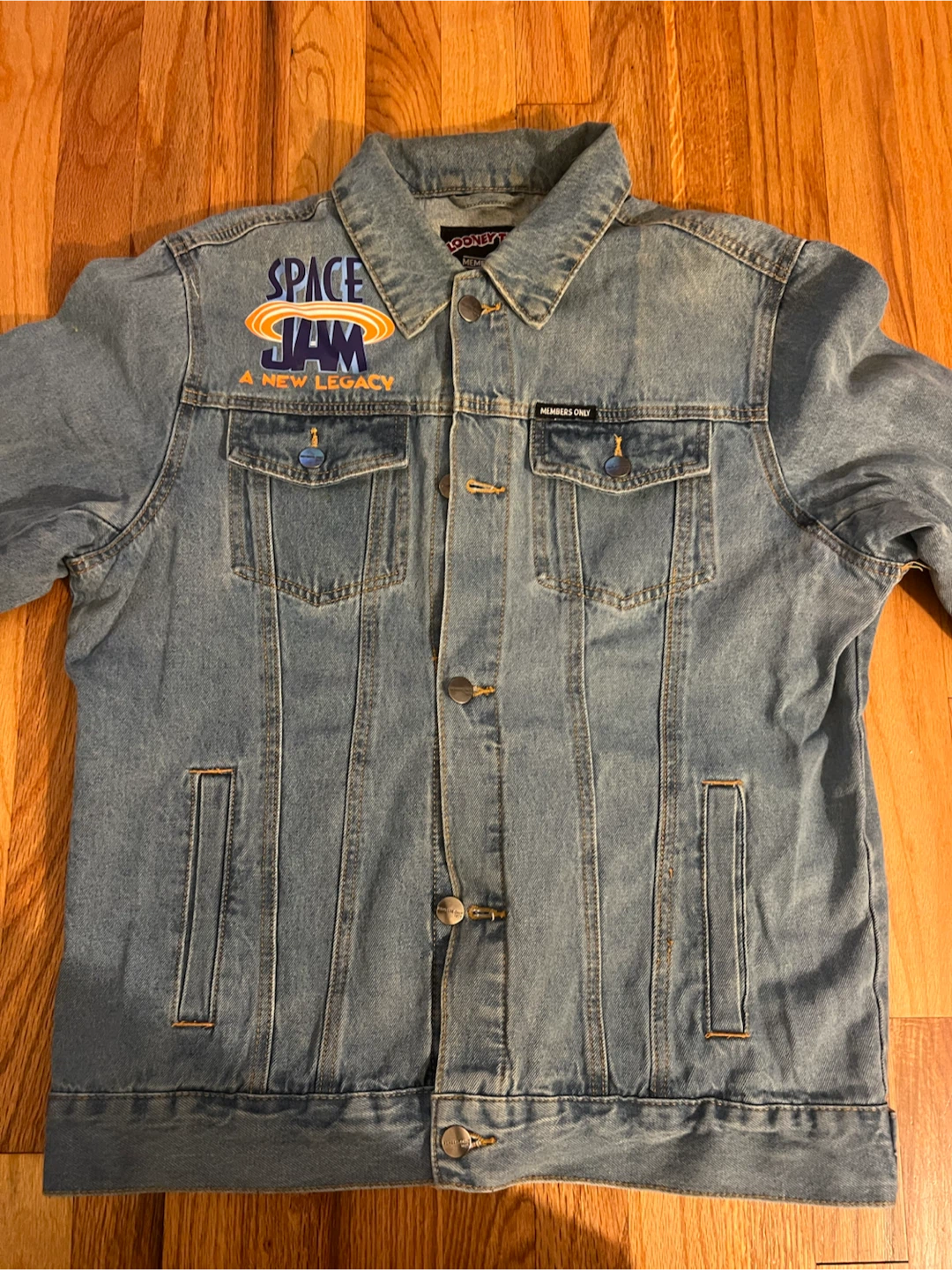 Looney Tunes Members Only Space Jam Denim Jacket
