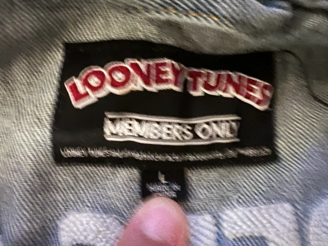 Looney Tunes Members Only Space Jam Denim Jacket - photo 4