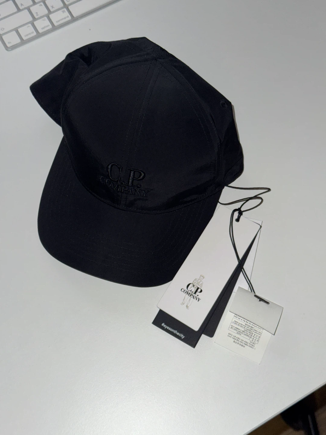 C.P. Company Goggle Cap Black