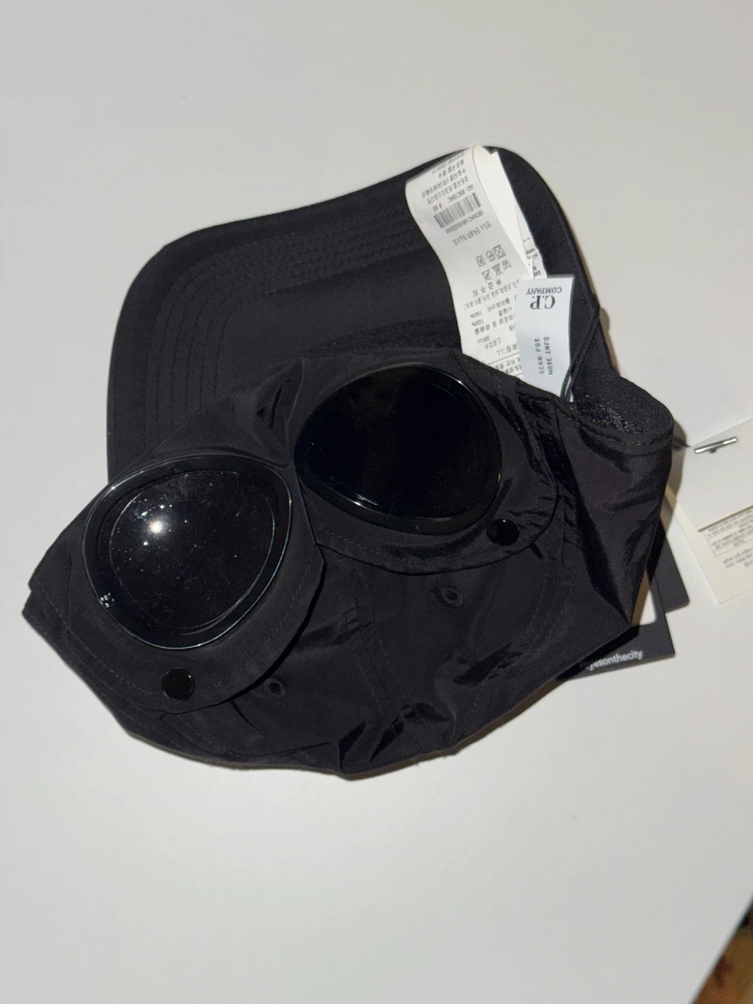 C.P. Company Goggle Cap Black - photo 3