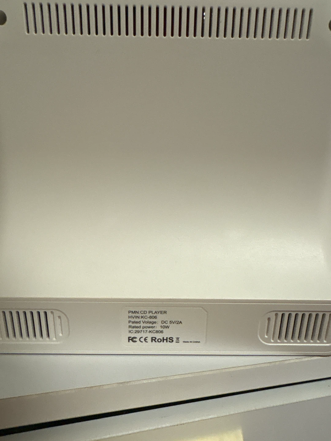 KC-806 Portable CD Player - photo 3