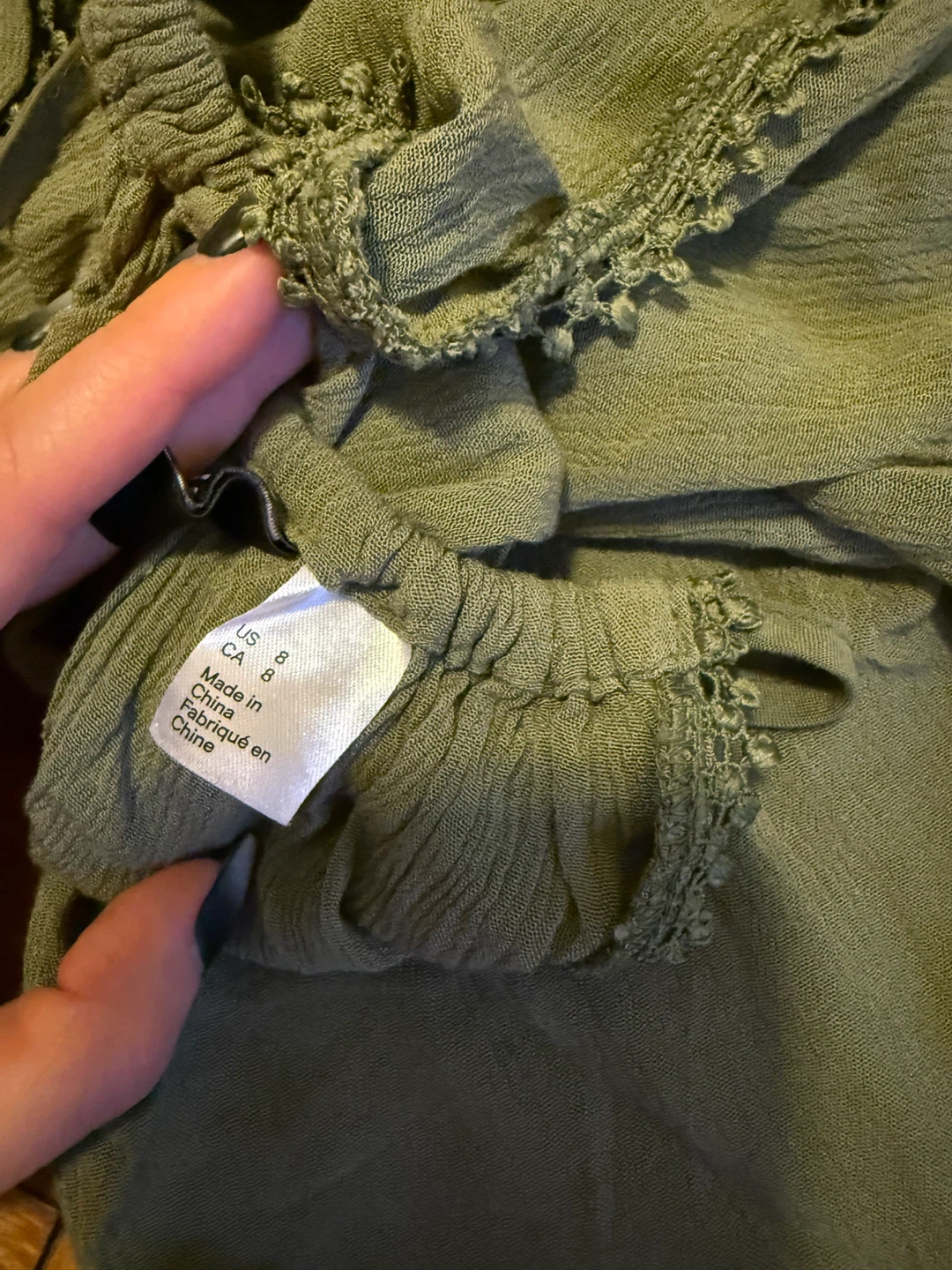 Olive Green Halter Tank Top - photo 3