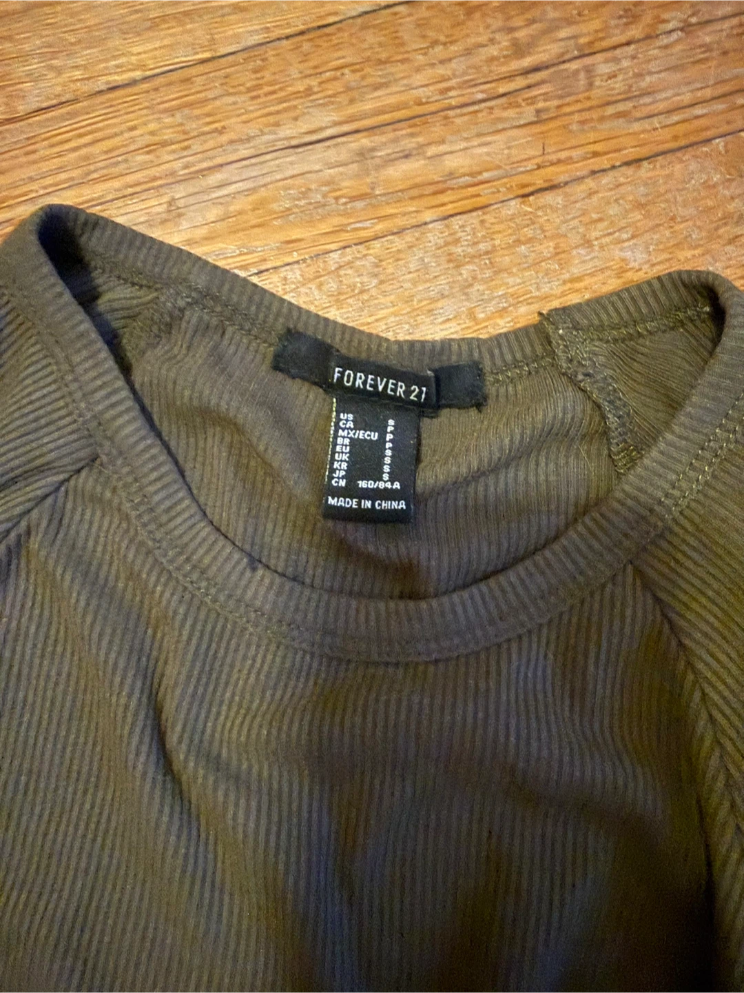Ribbed Long Sleeve Top - photo 2