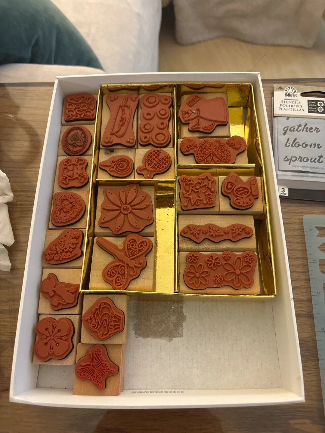 Assorted Decorative Rubber Stamp Set
