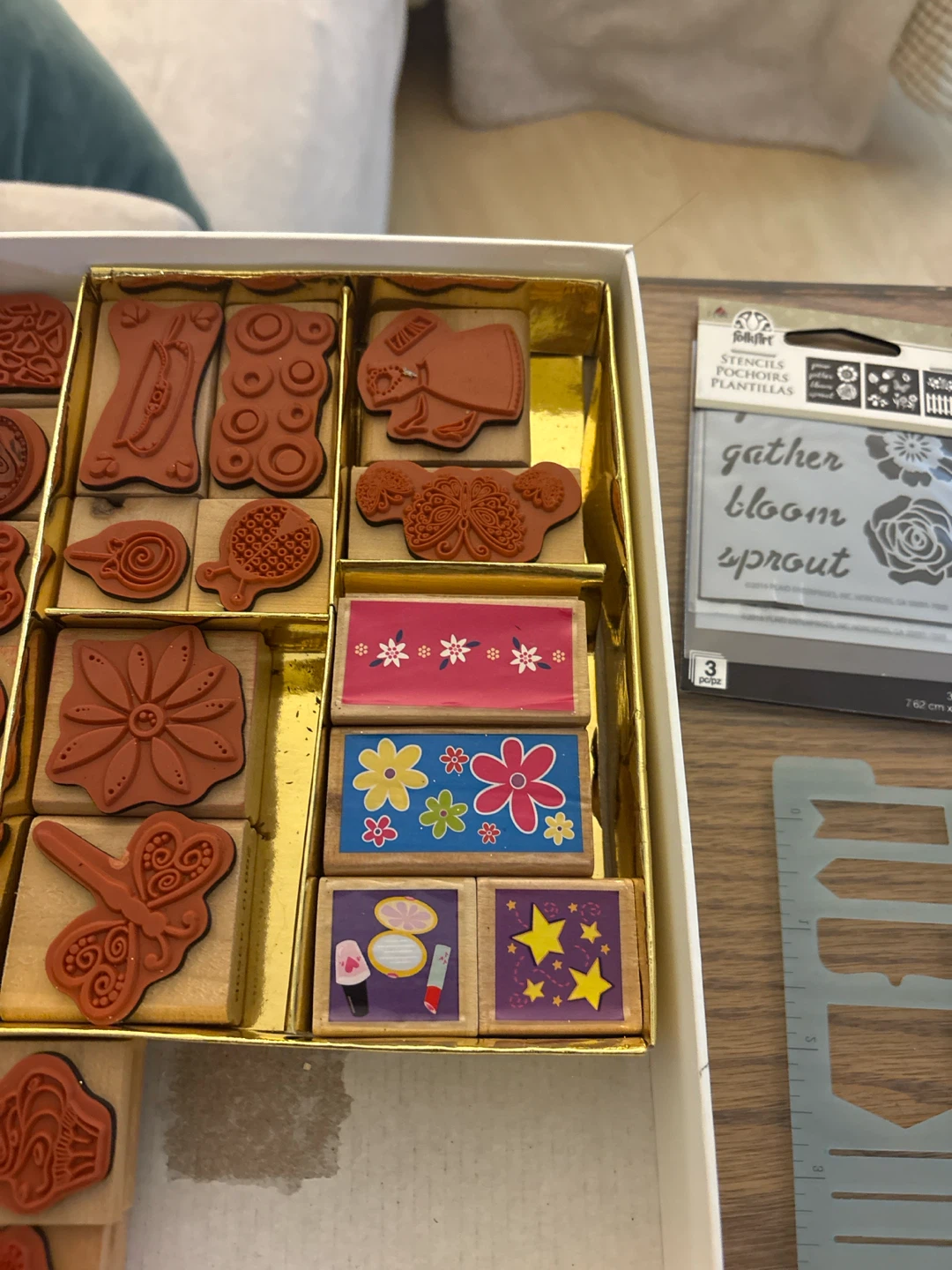 Assorted Decorative Rubber Stamp Set - photo 2