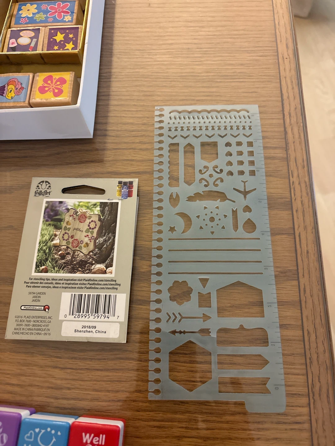 FolkArt Garden Stencil Set - photo 4