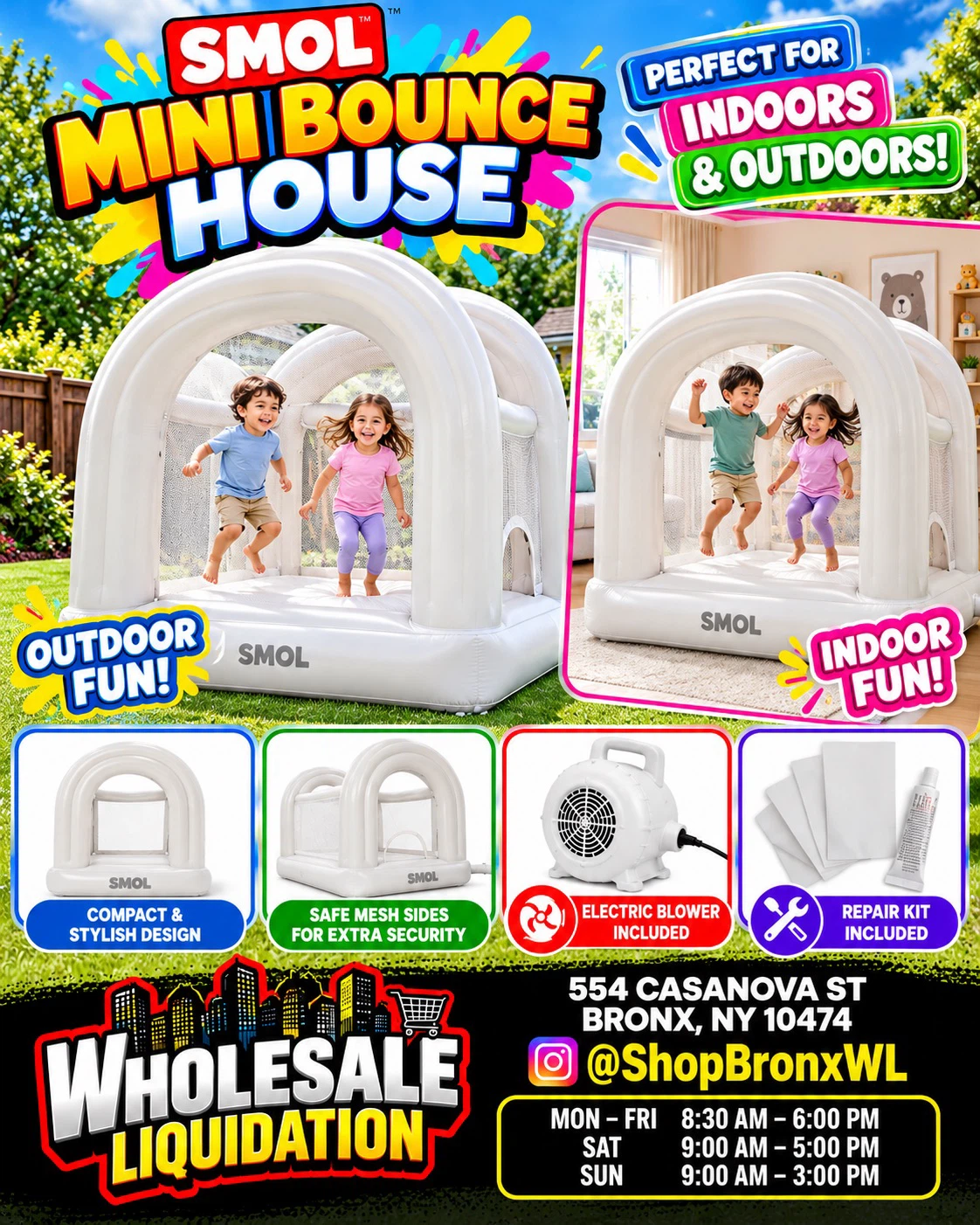 SMOL Mini Bounce House