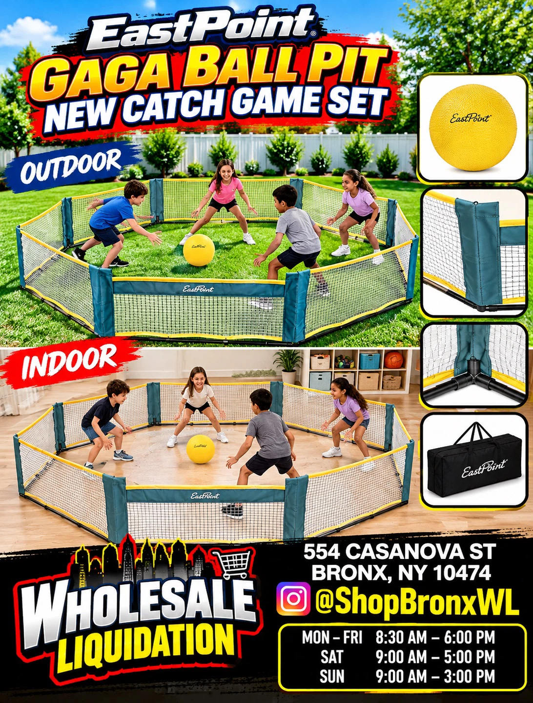 EastPoint Gaga Ball Pit Set
