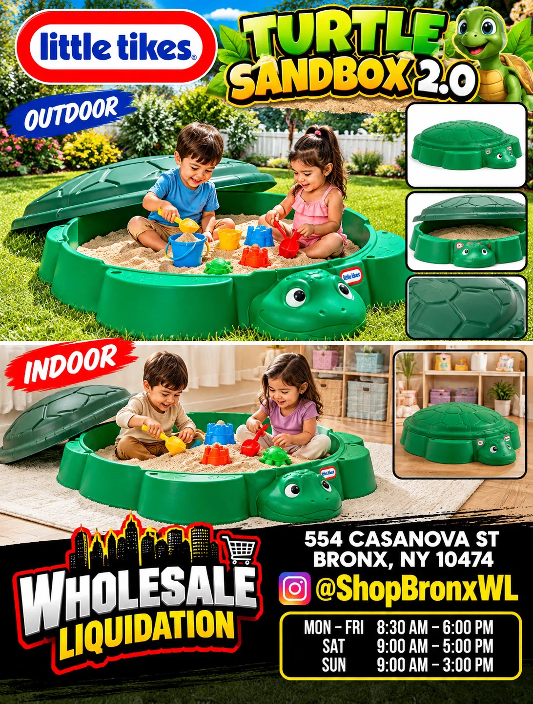 Little Tikes Turtle Sandbox 2.0