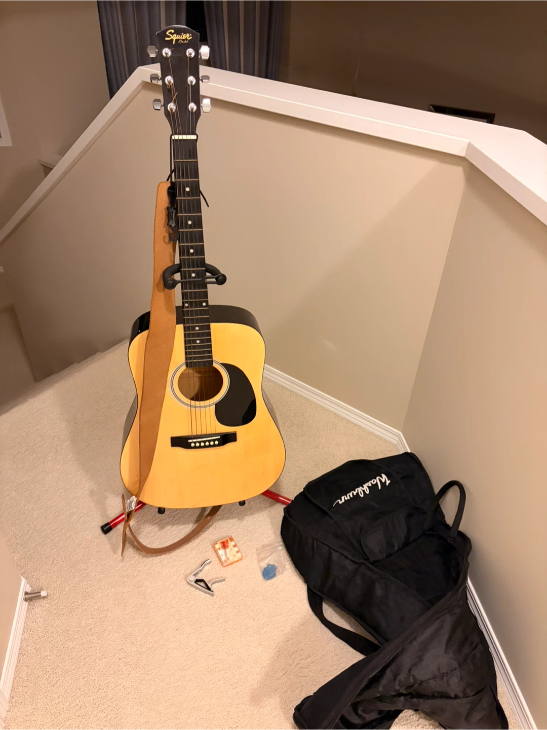 Squier acoustic guitar bundle