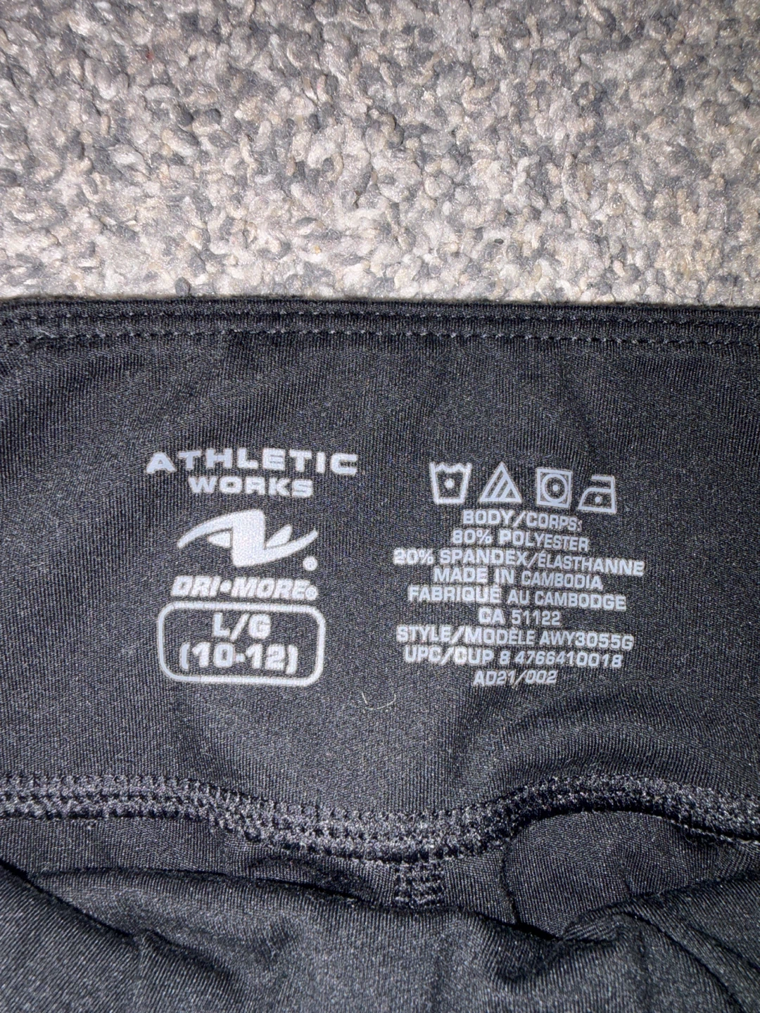 Athletic Works Dri-More Leggings - Black - photo 5