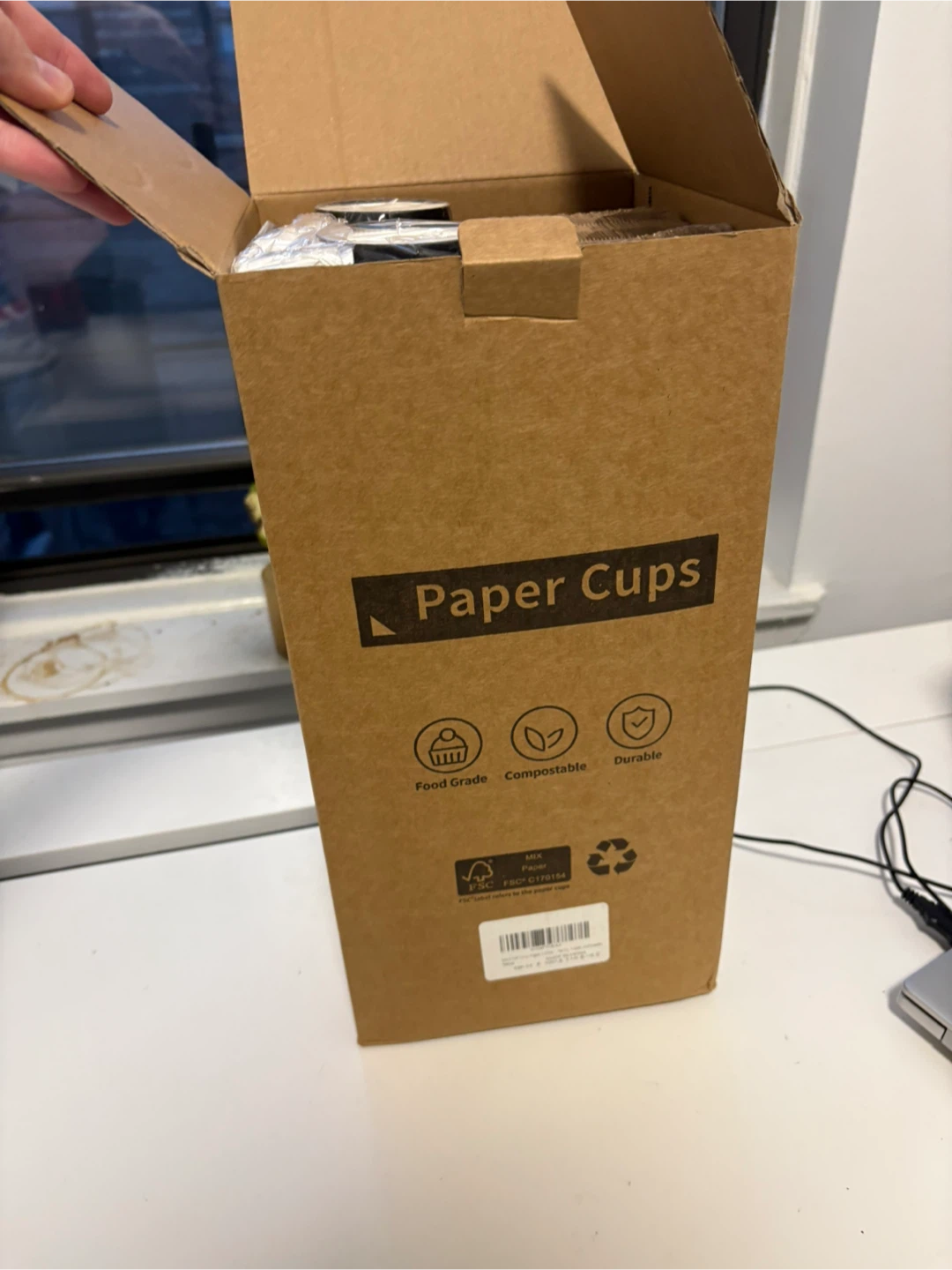 Compostable Paper Cups with Sleeves - photo 2