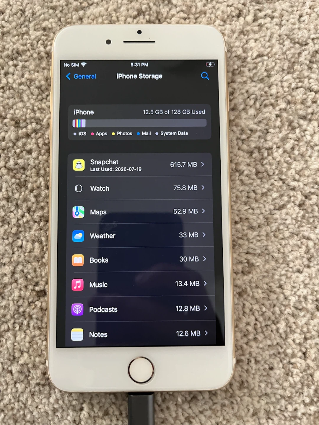 Apple iPhone 7 Plus 128GB Gold - photo 4