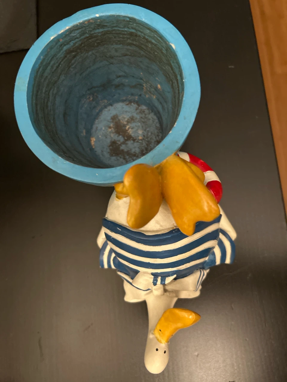 Nautical duck decorative planter