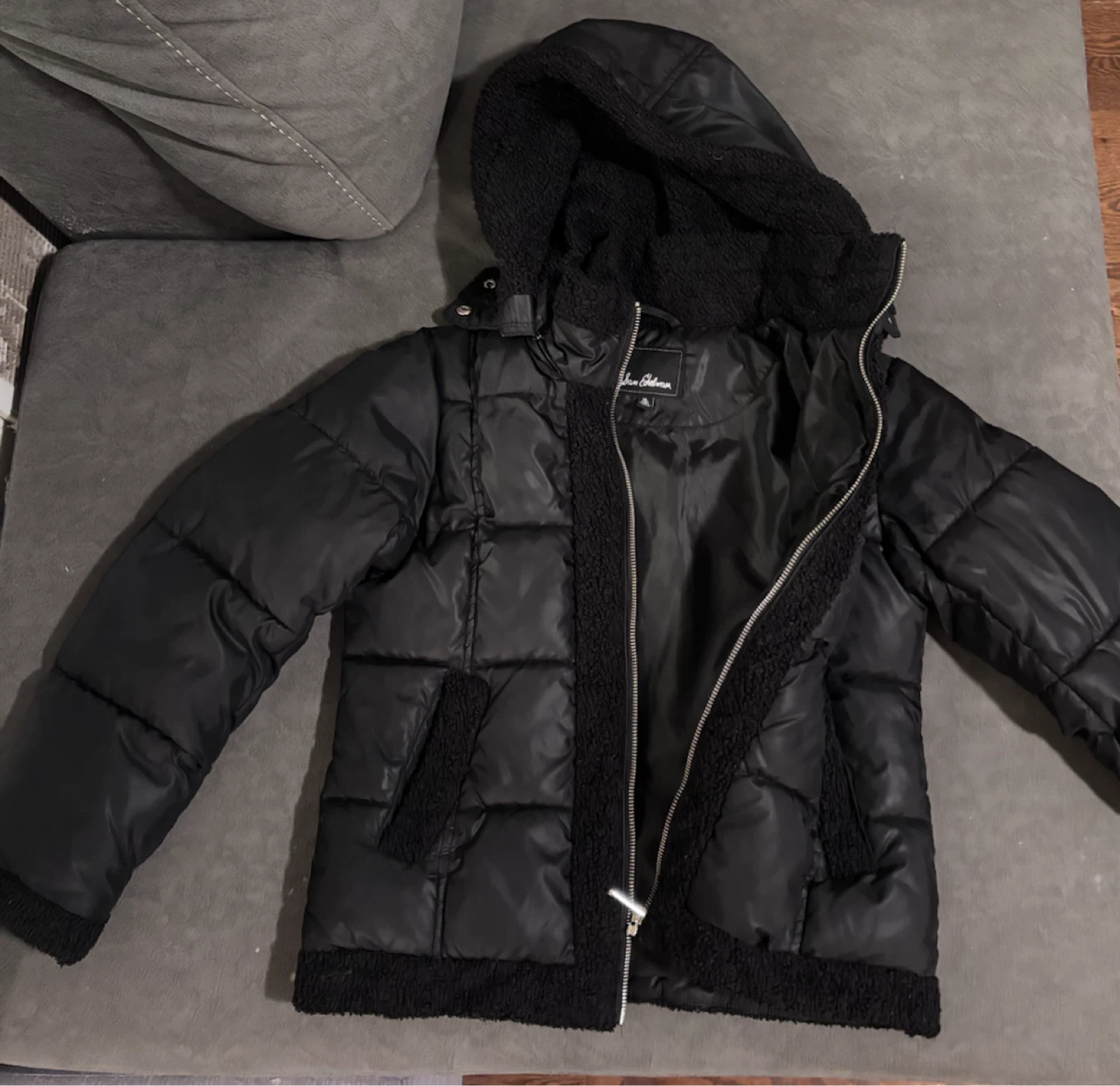 Sam Edelman Black Puffer Jacket
