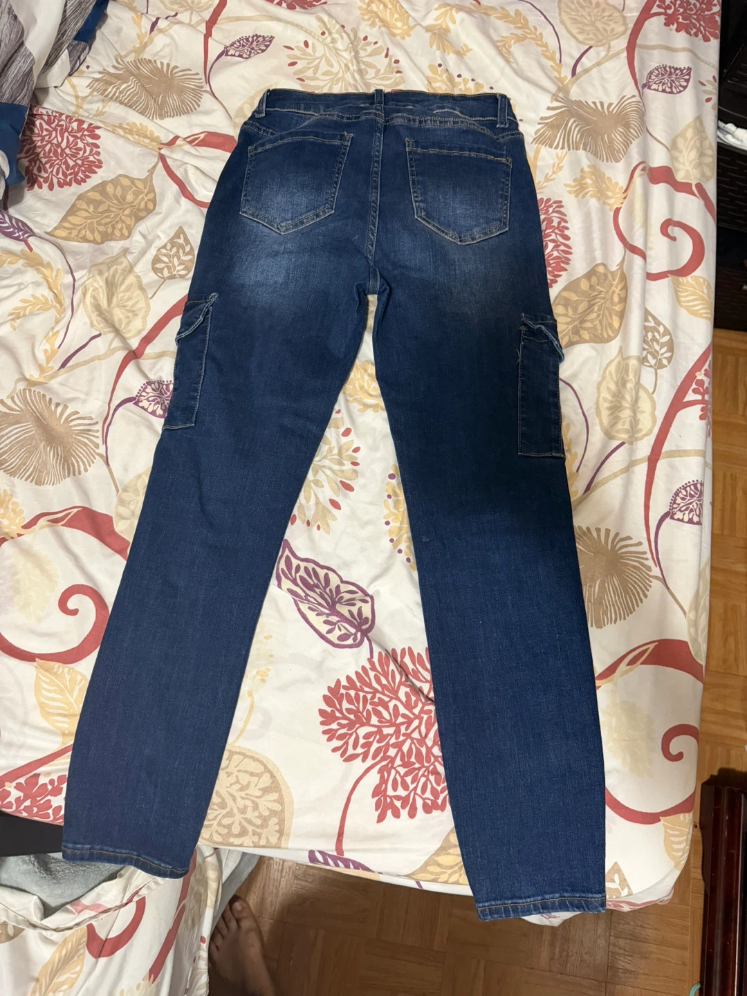 Jax Jean Cargo Distressed Denim Pants - photo 2