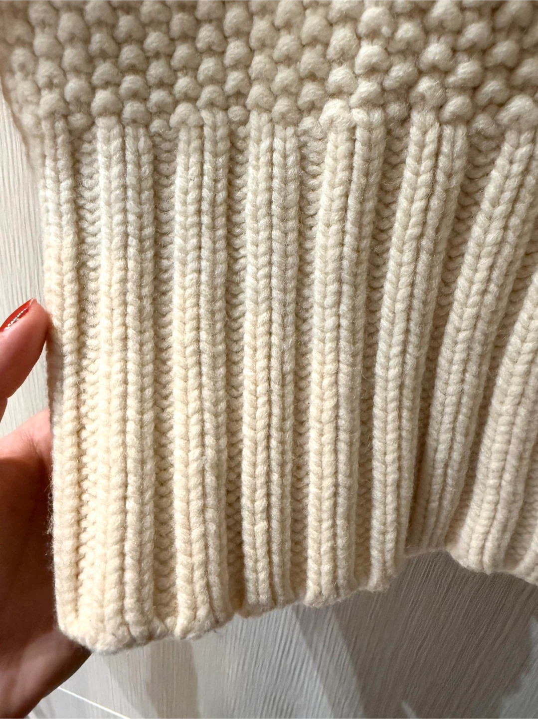 Gap Cream Cozy Wool Full-Zip Sweater - photo 5