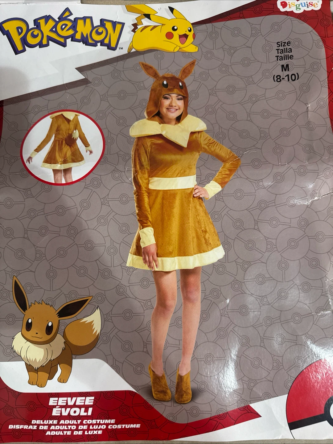 Pokemon Eevee Deluxe Costume Size M