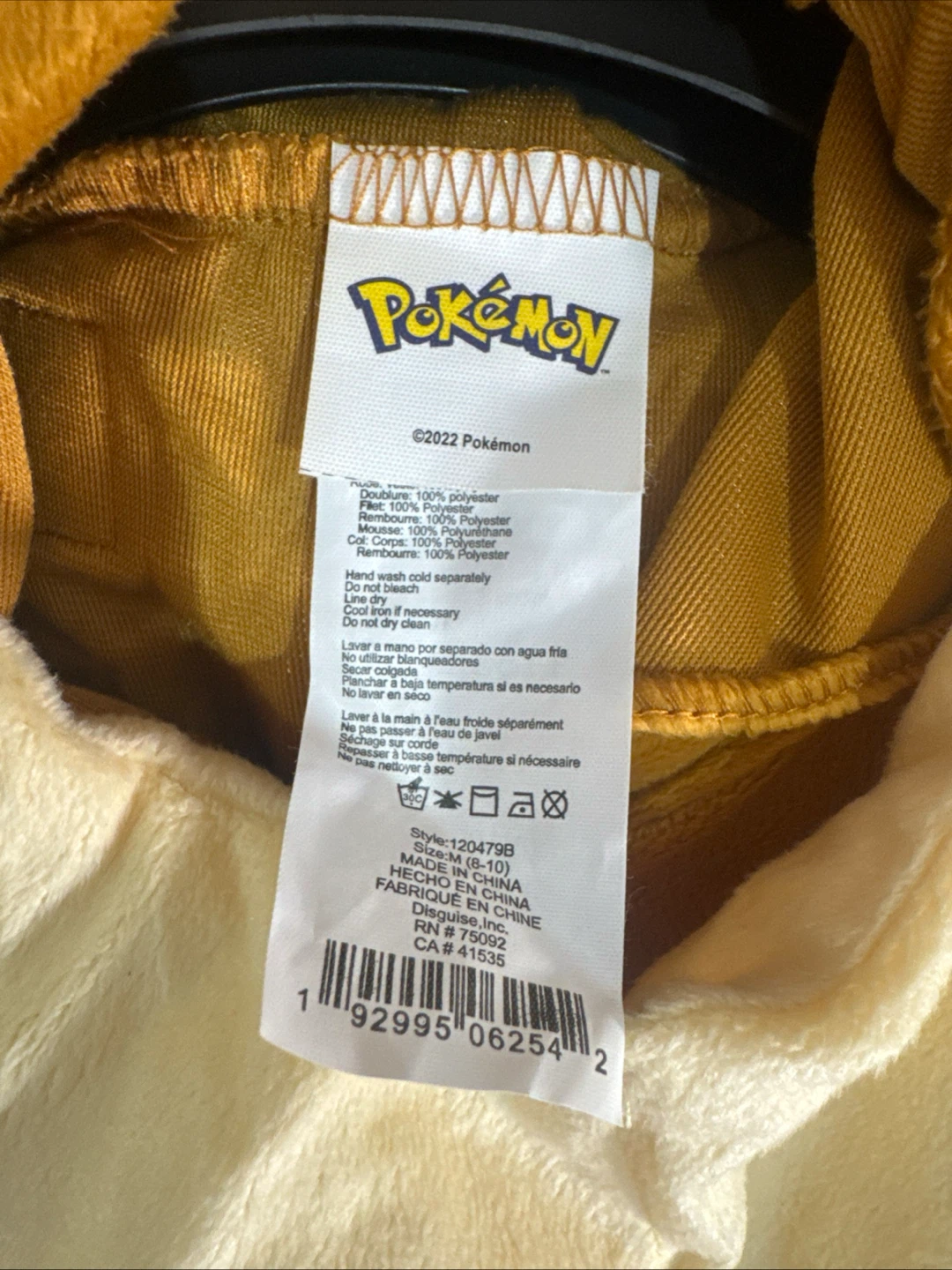 Pokemon Eevee Deluxe Costume Size M - photo 4