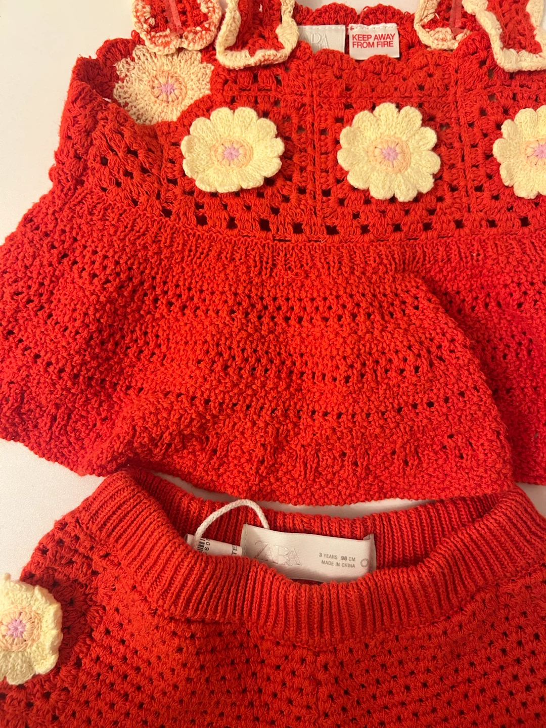 Zara Crochet Top and Shorts Set - photo 2