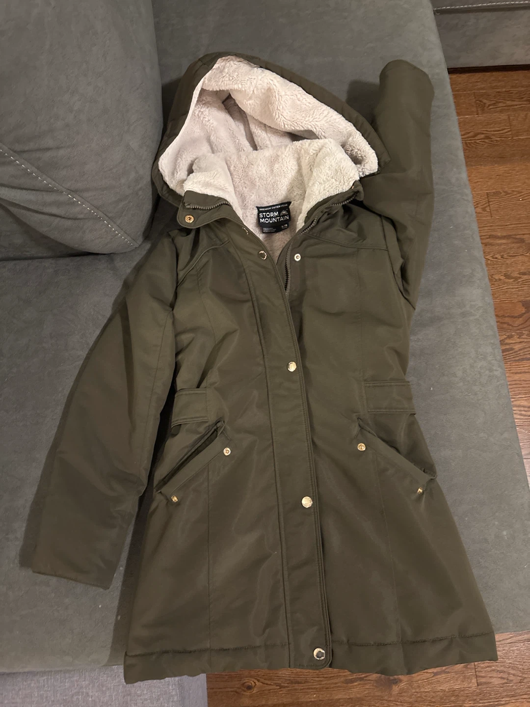 Storm Mountain Olive Green Winter Parka