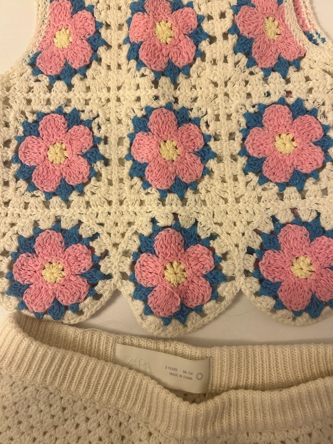 Zara Crochet Floral Tank and Shorts Set - photo 2