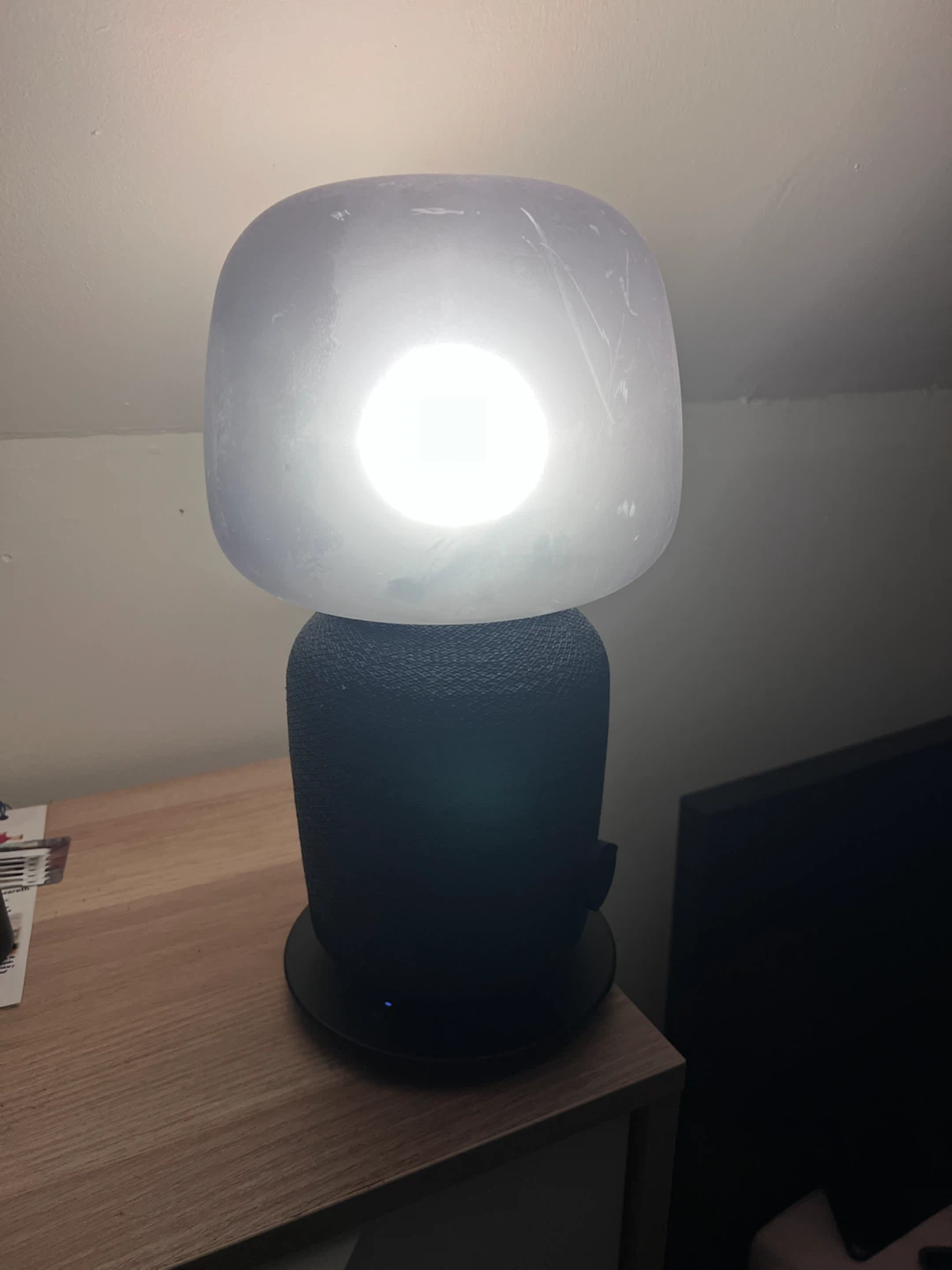 IKEA SYMFONISK Speaker Lamp with Glass Shade - photo 3