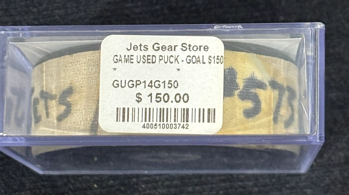 Winnipeg Jets Game Used Puck - Little Goal - photo 3