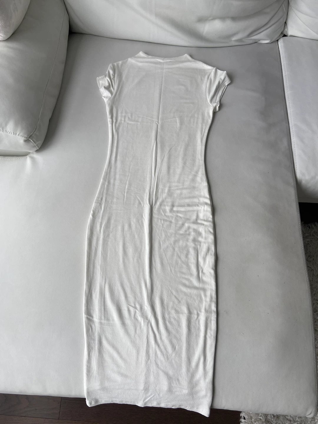White Bodycon Mini Dress
