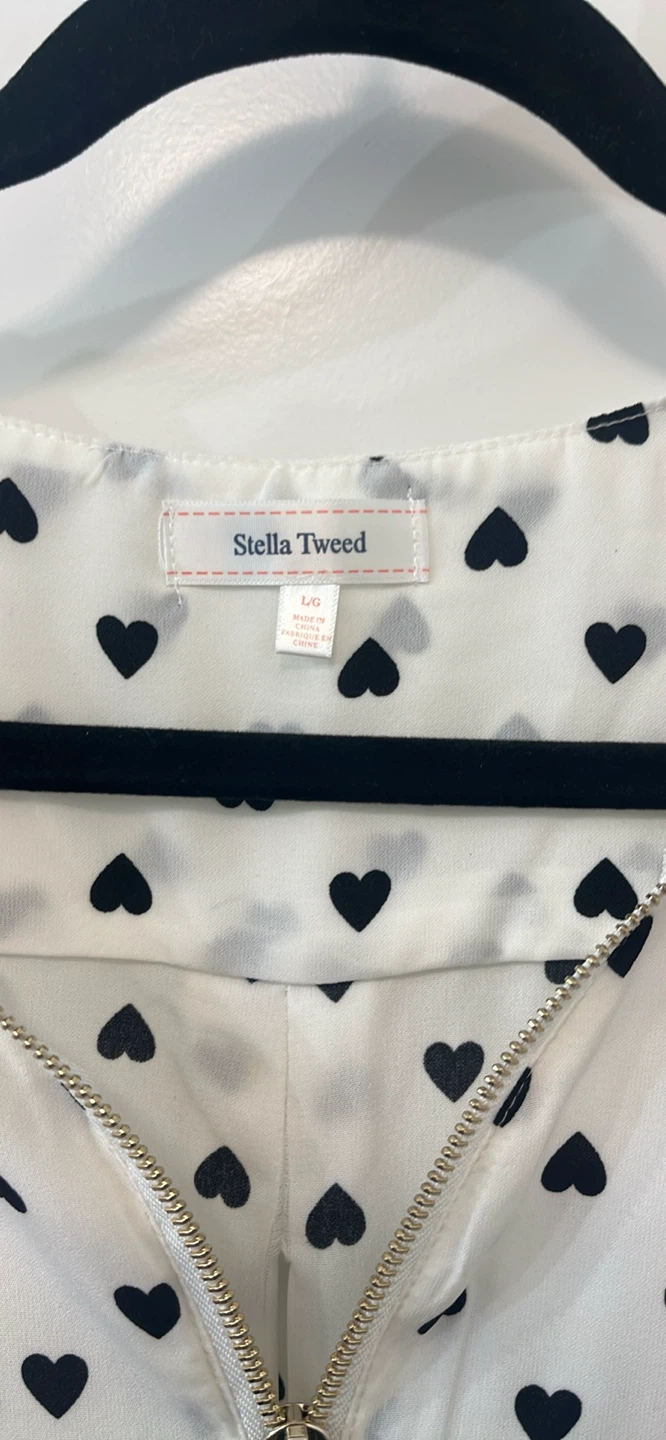 Stella Tweed heart print blouse - photo 2