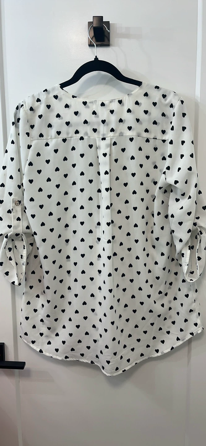 Stella Tweed heart print blouse - photo 3