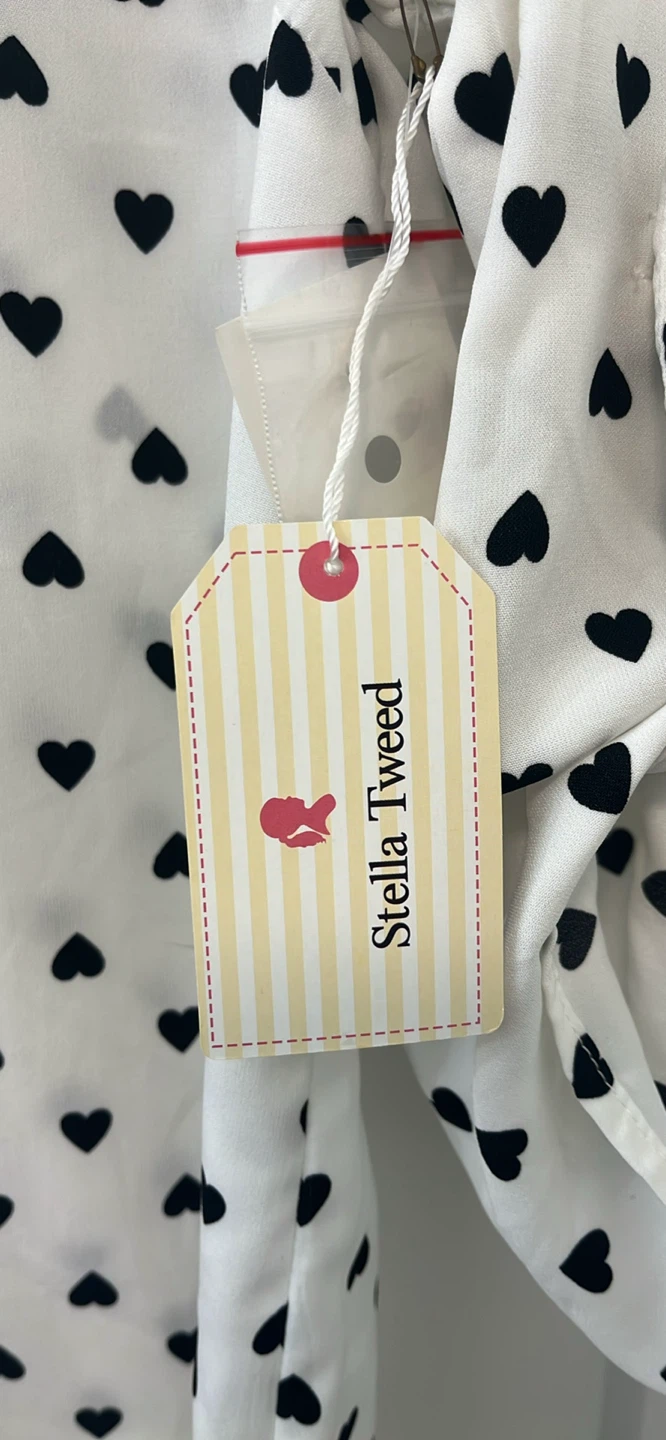 Stella Tweed heart print blouse - photo 4