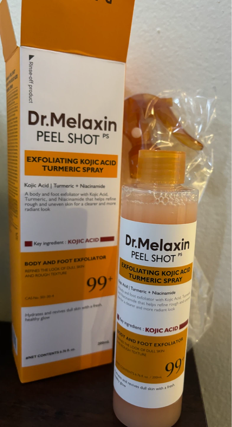 NEW-Dr.Melaxin Peel Shot Exfoliating Kojic Acid Turmeric Spray
