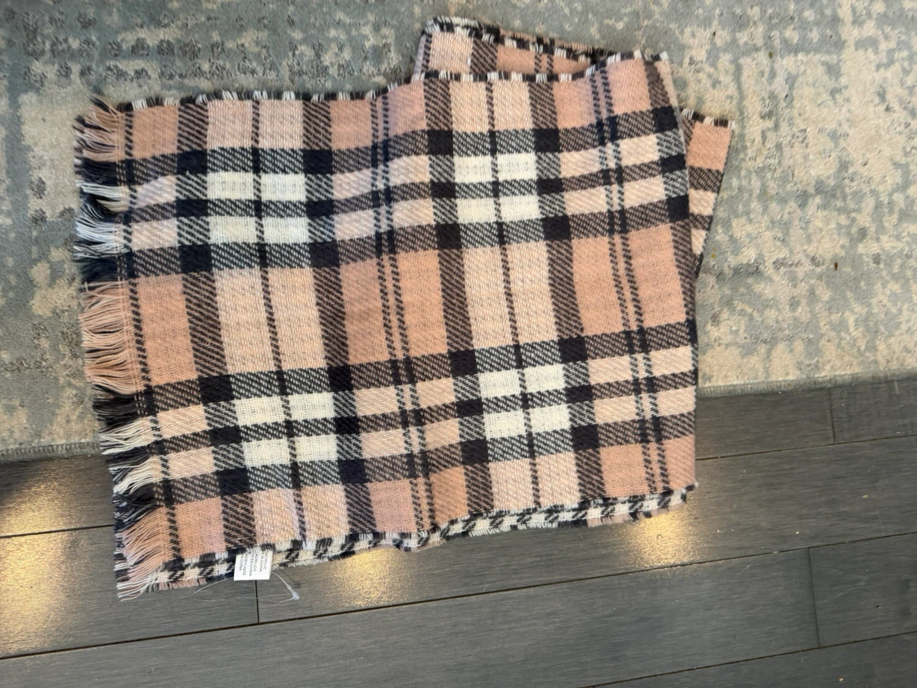 Plaid Blanket Scarf