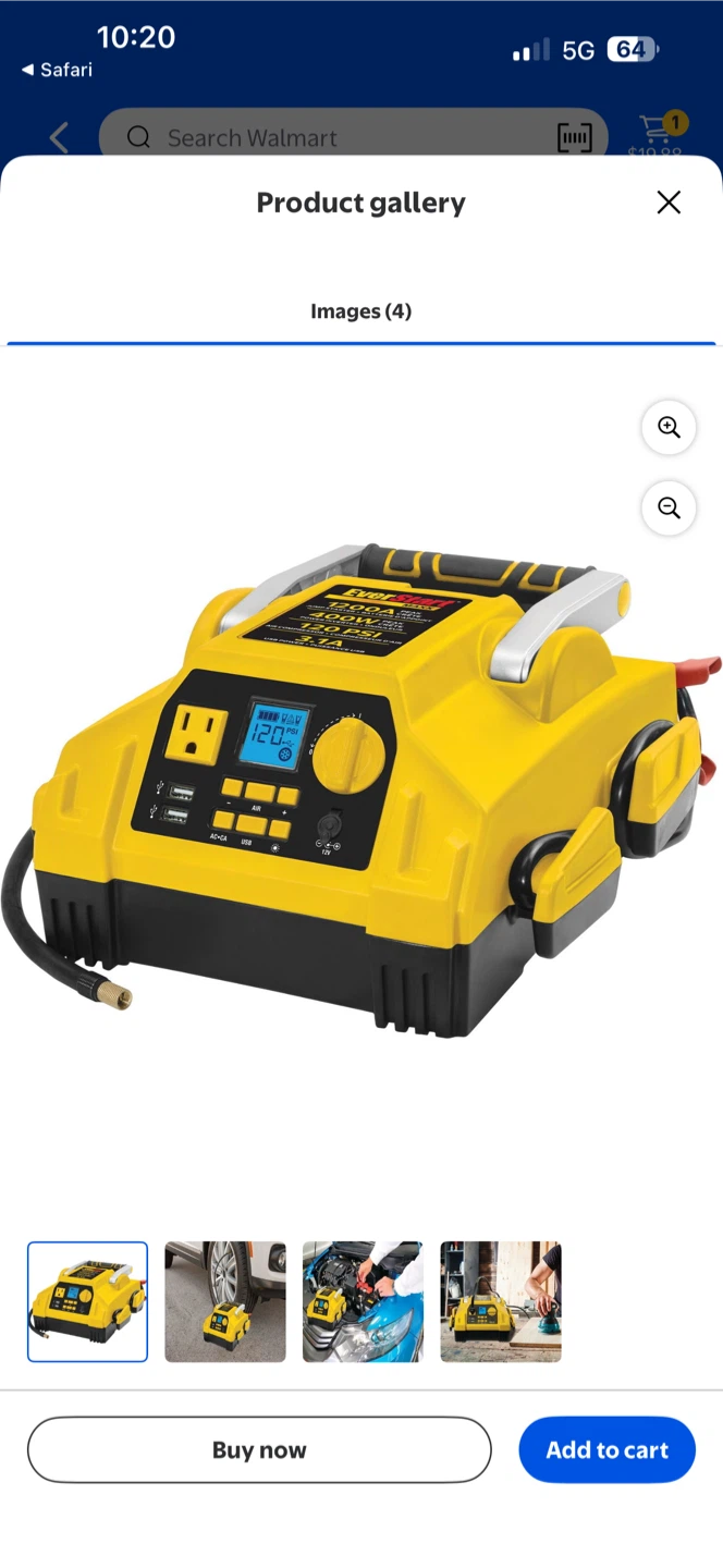 EverStart Maxx 1200A Jump Starter -OBO - photo 4