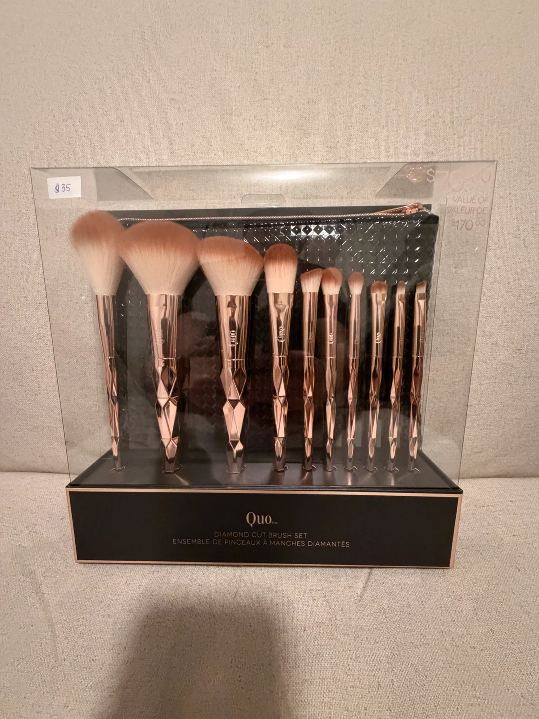 Quo Beauty Diamond Cut Brush Set