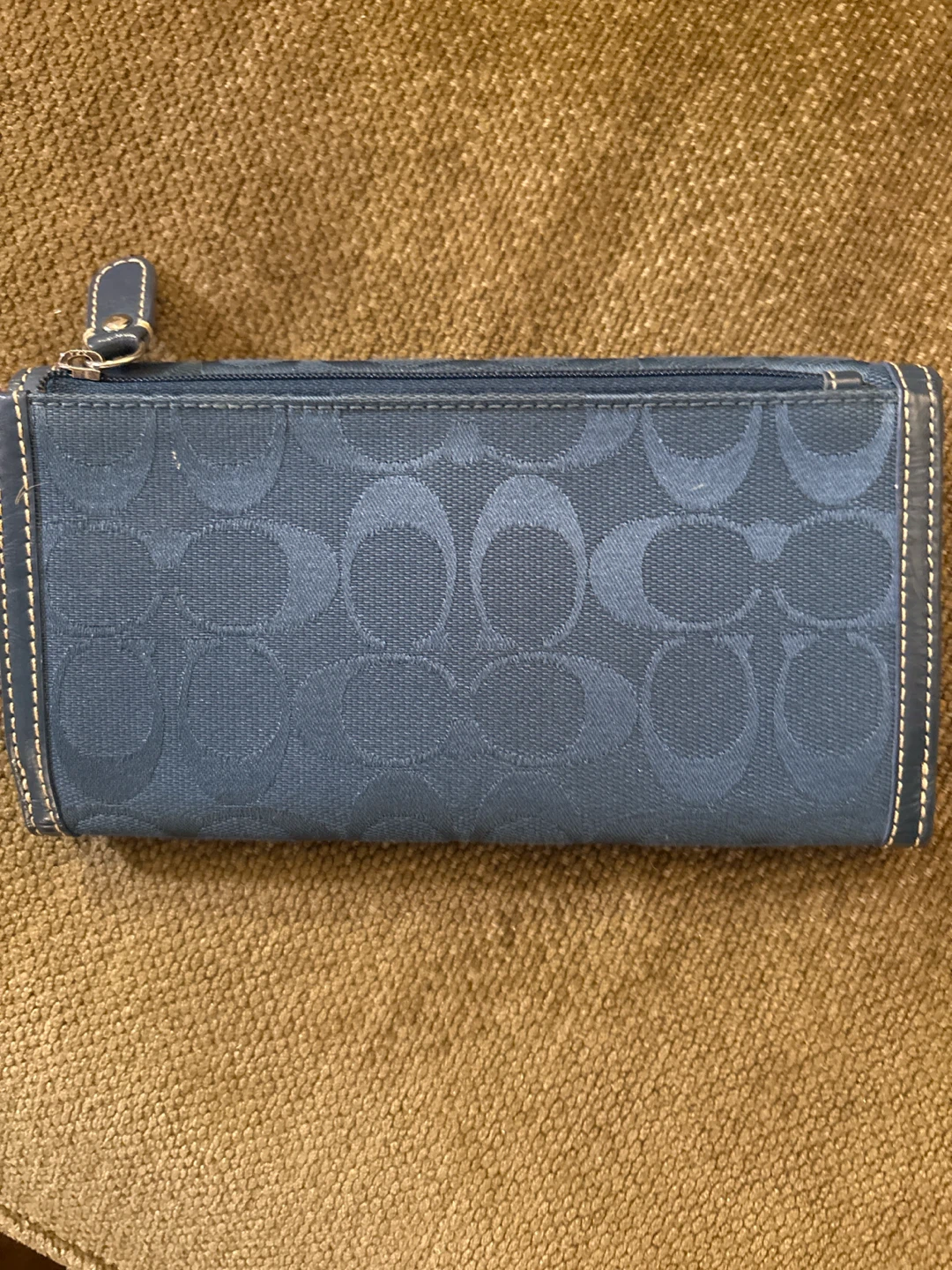 Blue Coach Signature Wallet - photo 3