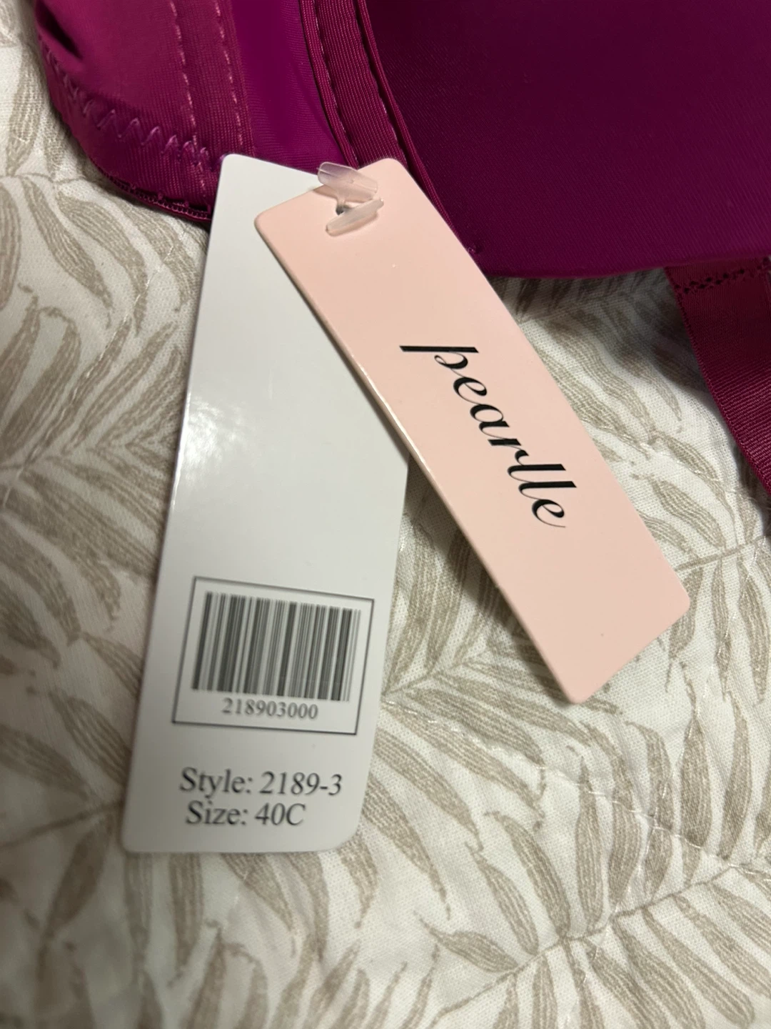 Pearlle Magenta Push Up Bra 40C - photo 4