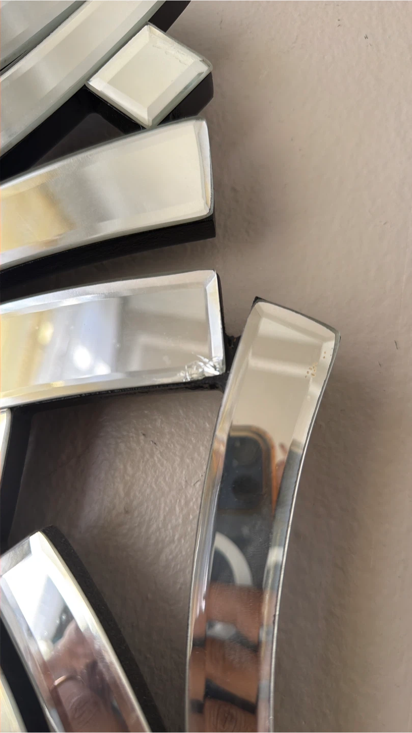 2 Decorative Art Deco Style Wall Mirror - photo 2