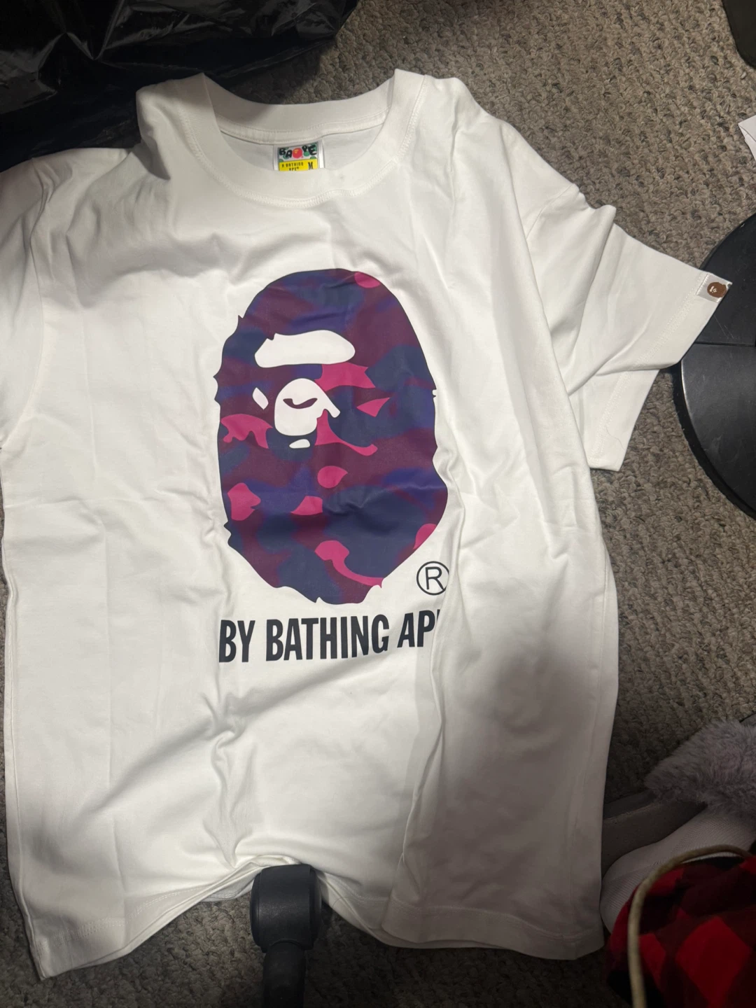 A Bathing Ape APE Head T-Shirt White Medium - photo 3