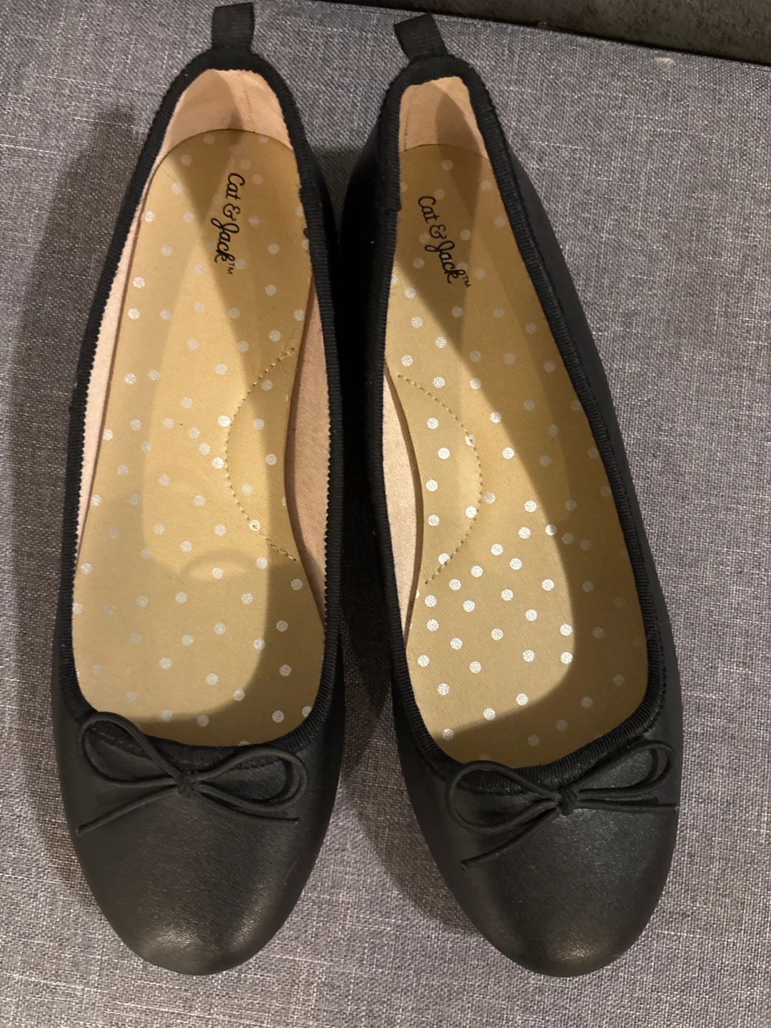 Cat & Jack Black Ballet Flats