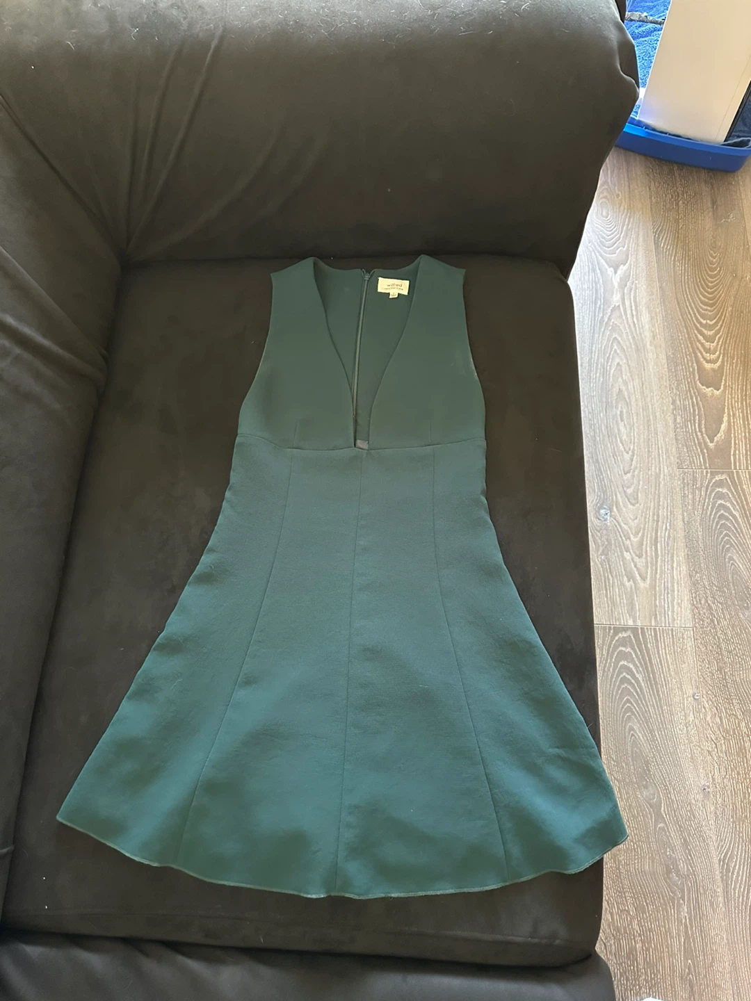 Aritzia Wilfred Montbrun Dress Everest Green