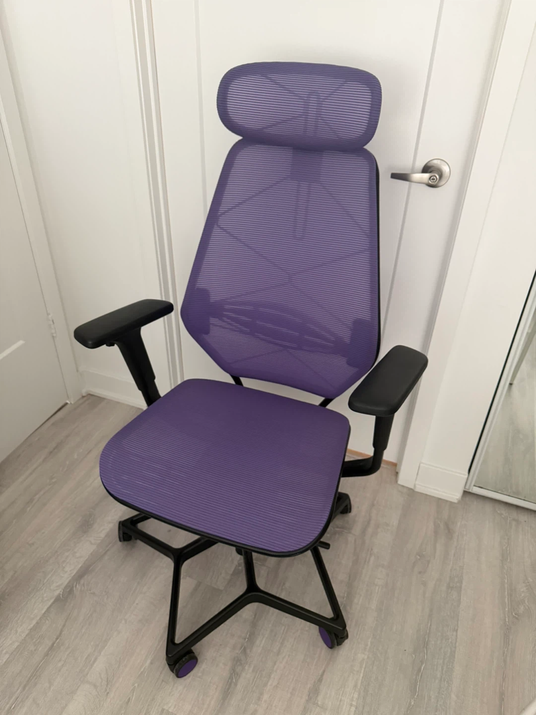 IKEA STYRSPEL Mesh Gaming / Office Chair (Purple/Black)