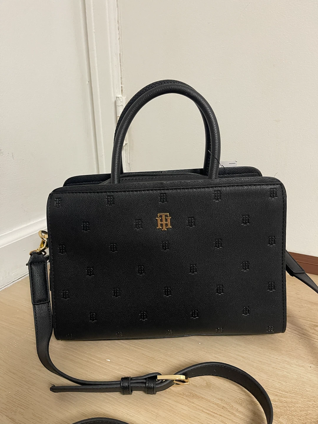 Tommy Hilfiger Black Satchel Bag