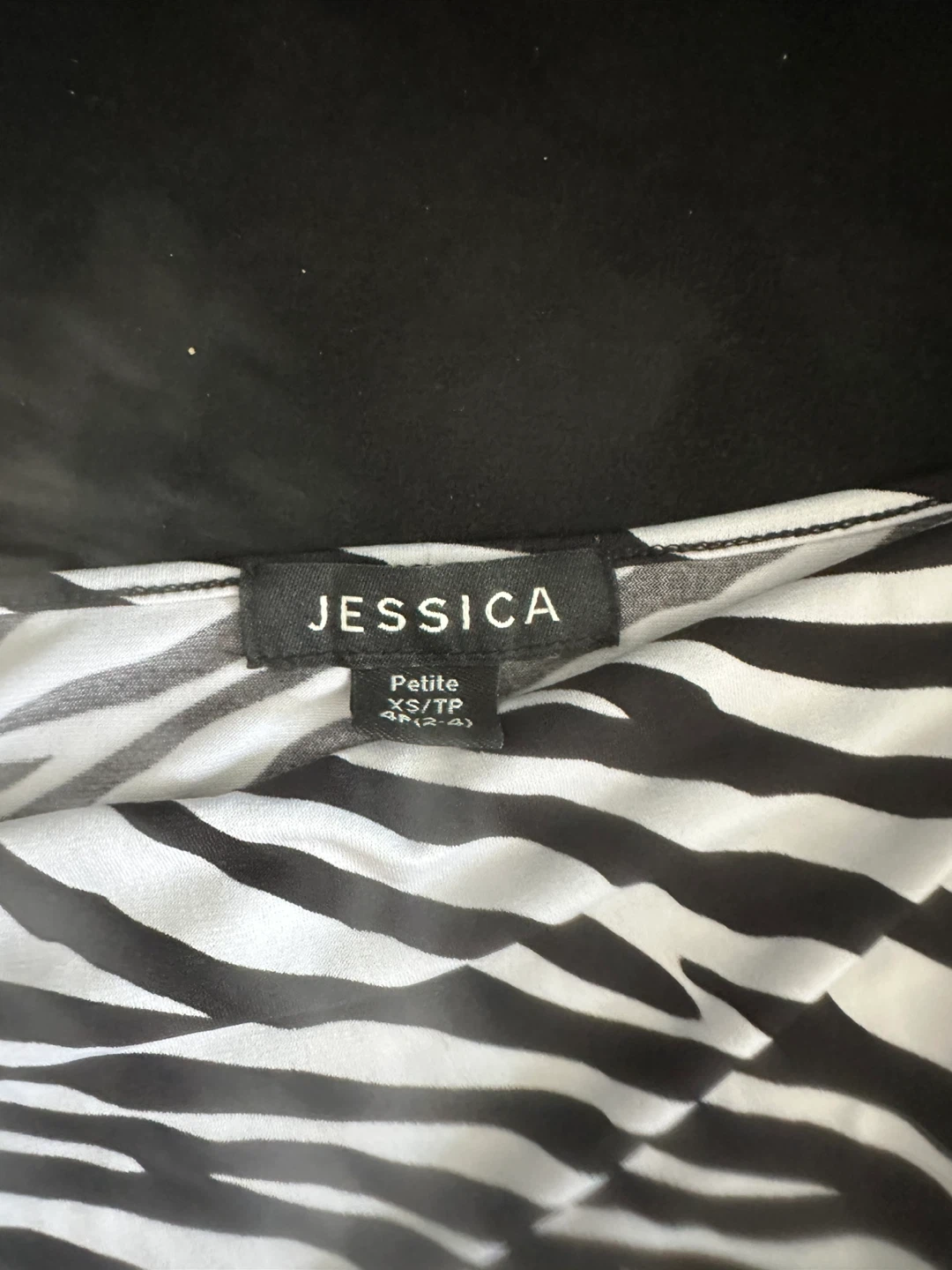 Jessica Zebra Print Top - photo 2