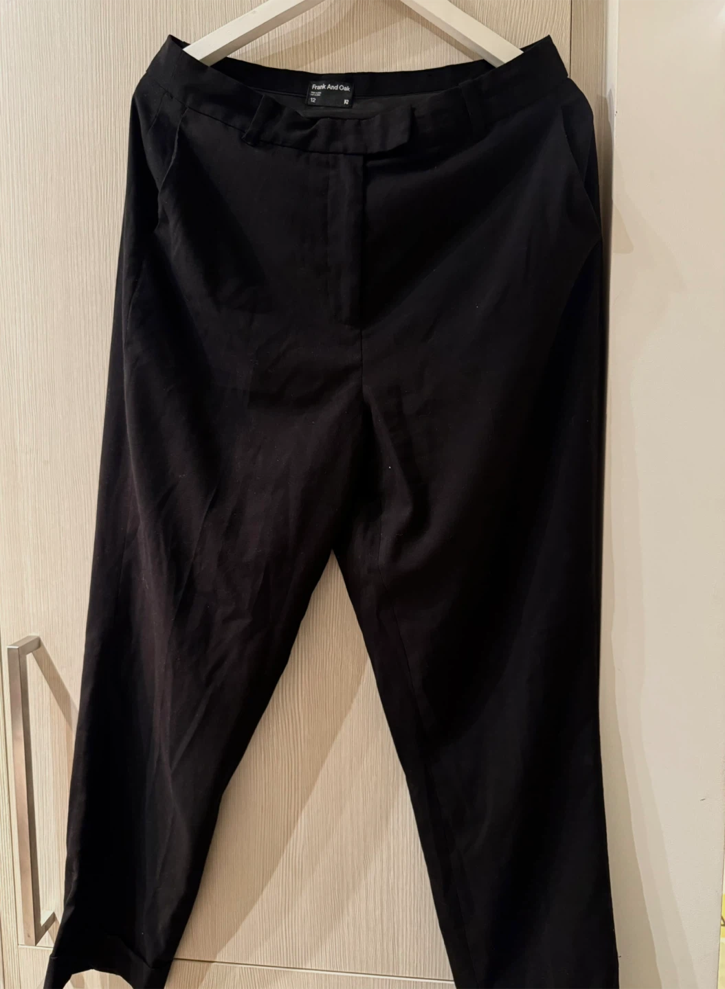 Frank And Oak Black Trousers