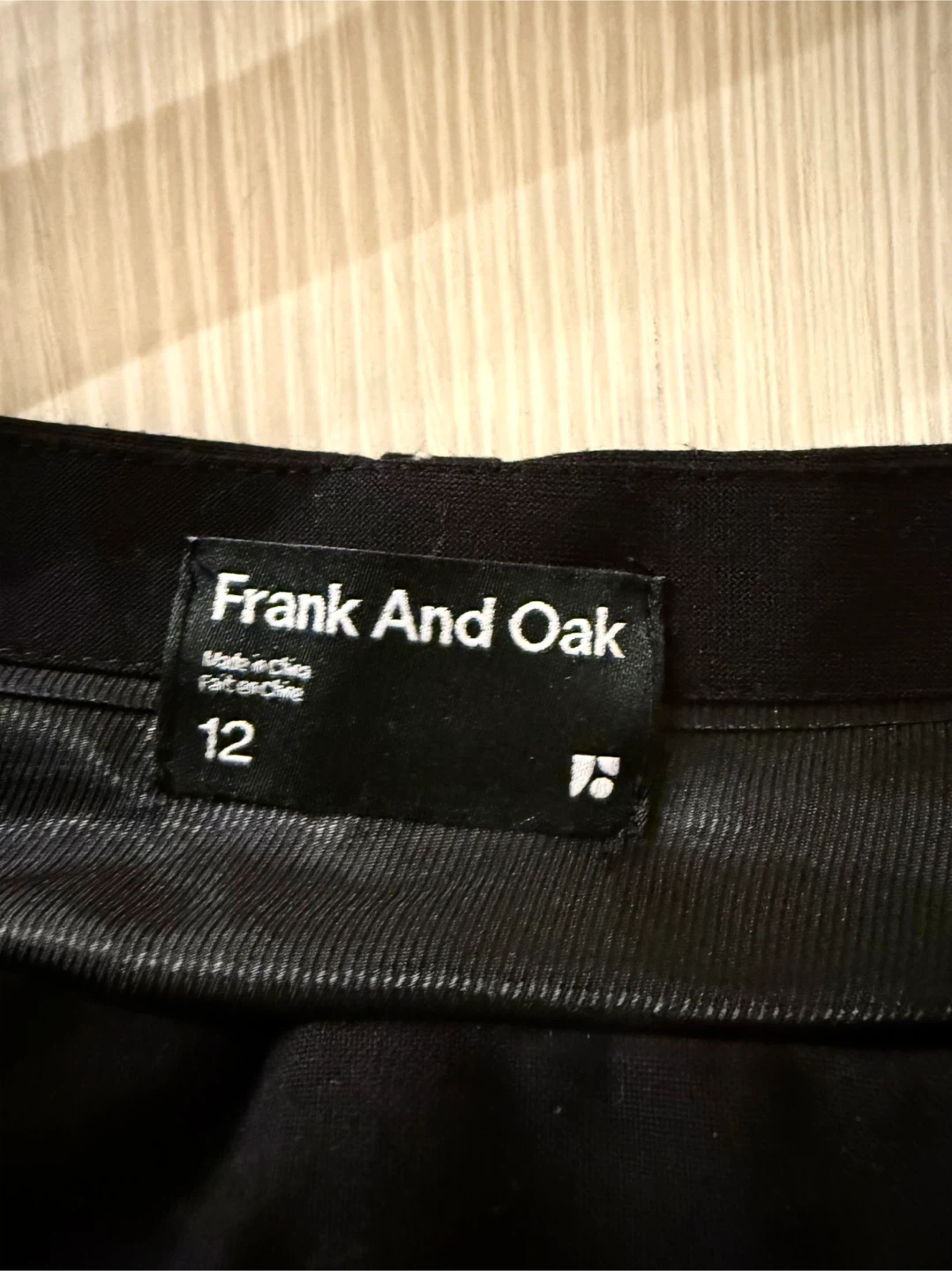 Frank And Oak Black Trousers - photo 2