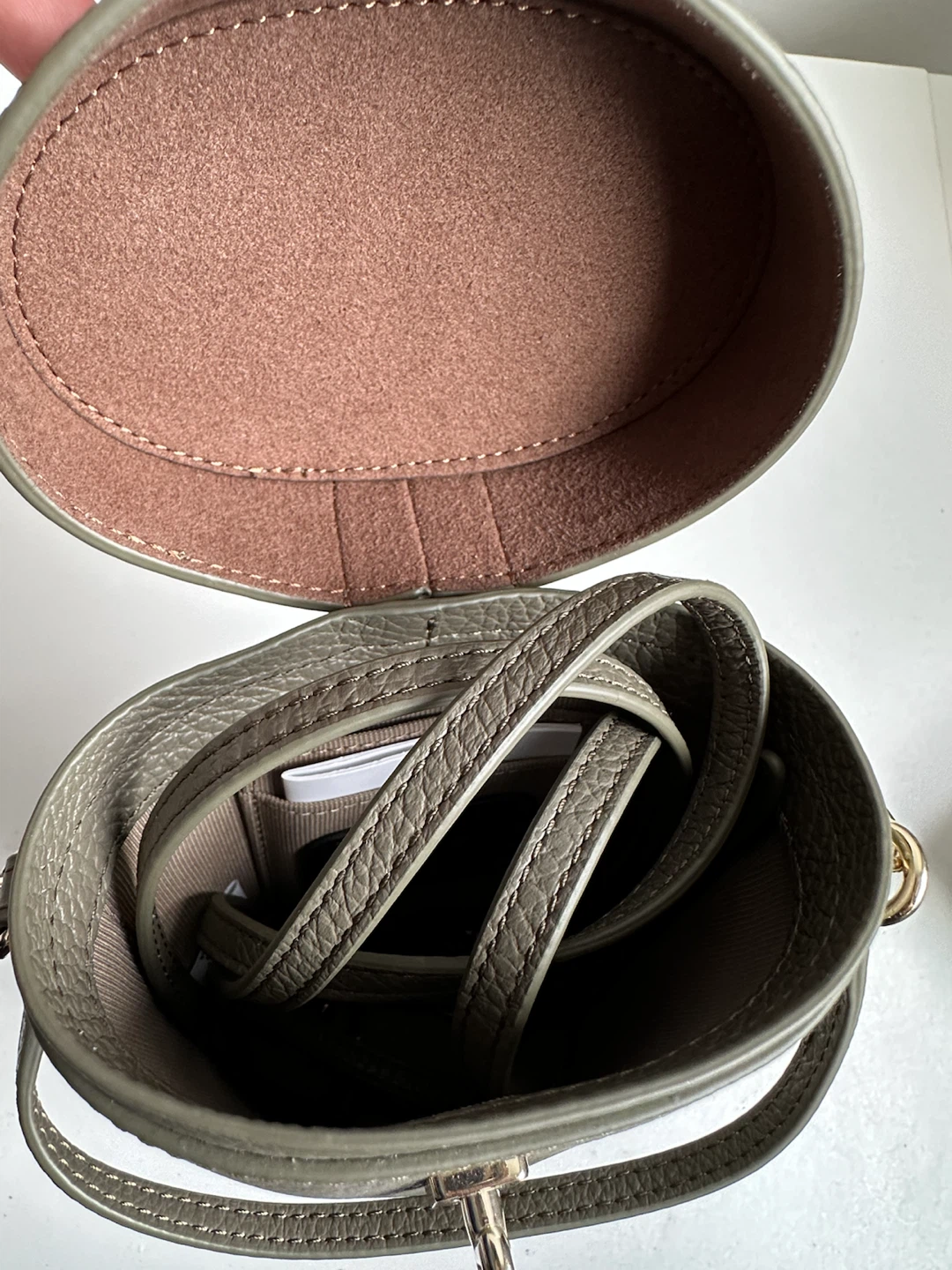 Furla Sage Leather Cylinder Crossbody Bag - photo 2
